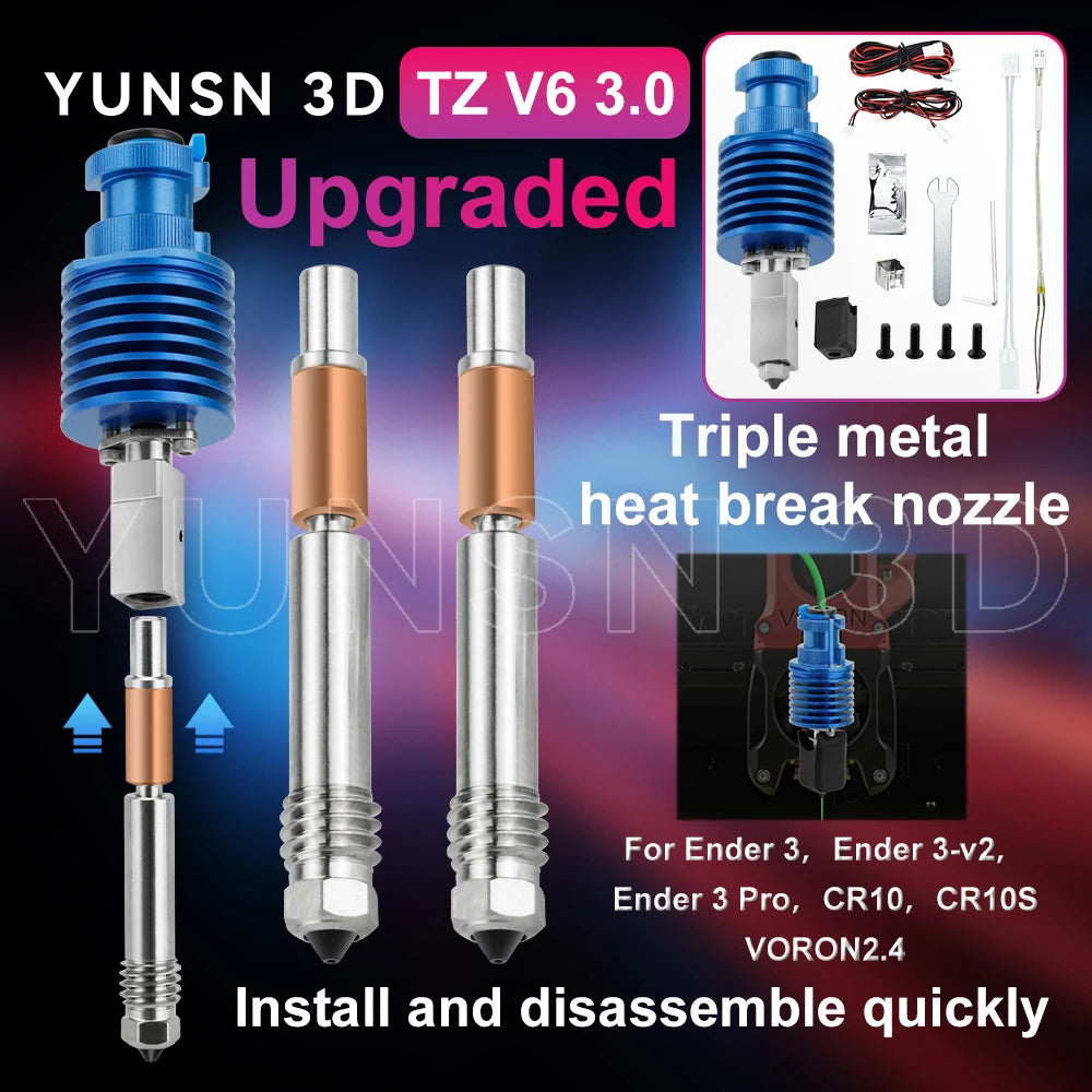 TZ-V6 3.0 high-speed hotend kit