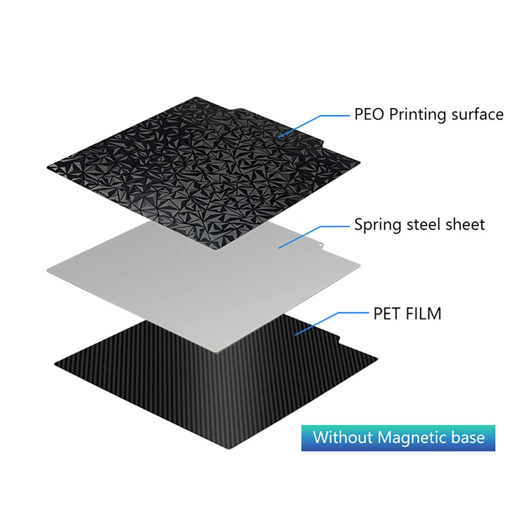 PEI Magnetic Build Plate 235x235mm for 3D Printers