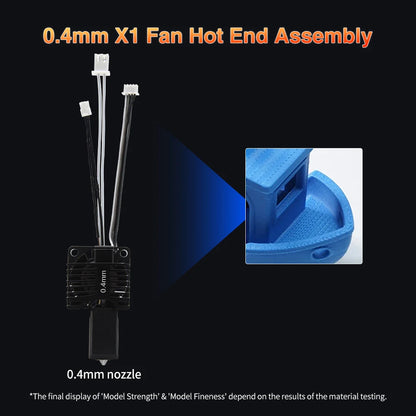 Hotend For Lab X1 X1C P1P P1S Hard Steel Nozzles Bamboo All Metal Hotend Bambulabs Combo Thermistor For Bamboo Lab Cooling Fan