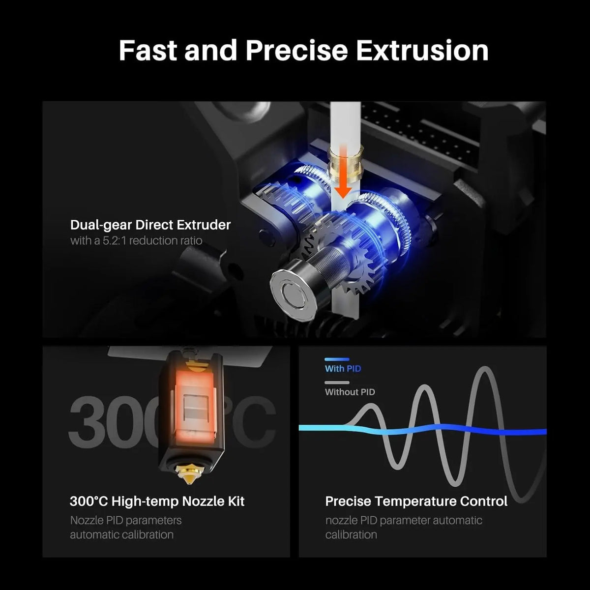 Elegoo Neptune 3/4 Series Extruder & Print Head Assembly