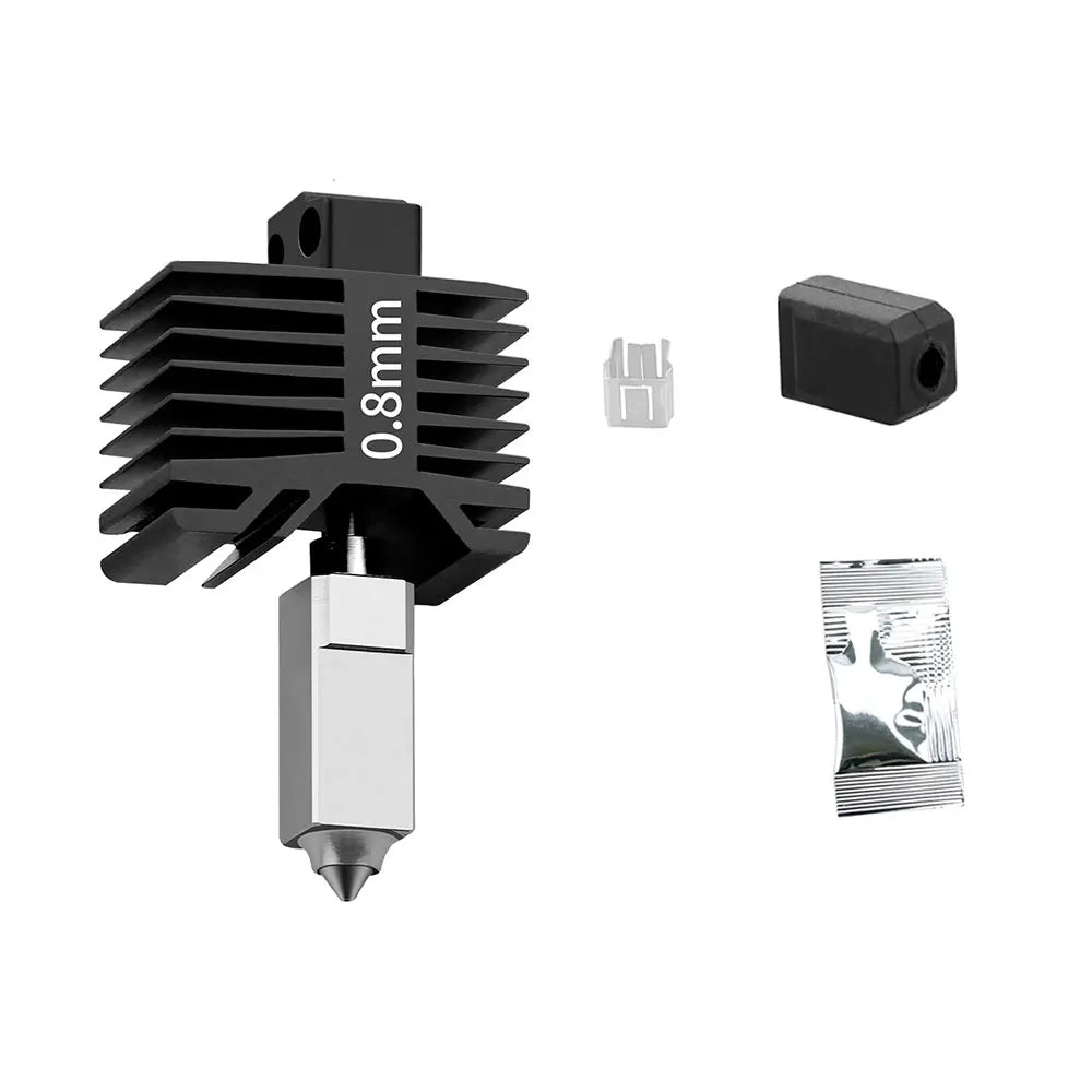Hotend For Lab X1 X1C P1P P1S Hard Steel Nozzles Bamboo All Metal Hotend Bambulabs Combo Thermistor For Bamboo Lab Cooling Fan