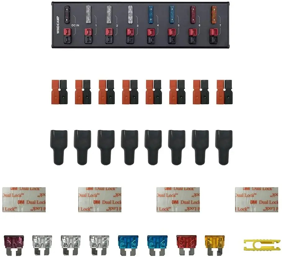 WINDCAMP AP8/AP8S 40A Connector Power Splitter Distributor for Radio Room Car Compatible with Andersn Adapter
