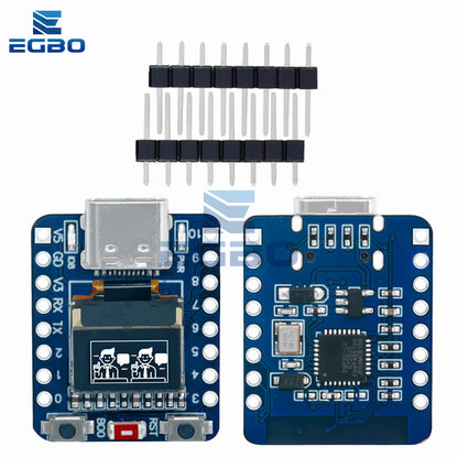 MINI ESP32-C3 Development Board with Wi-Fi, Bluetooth & 0.42-Inch OLED