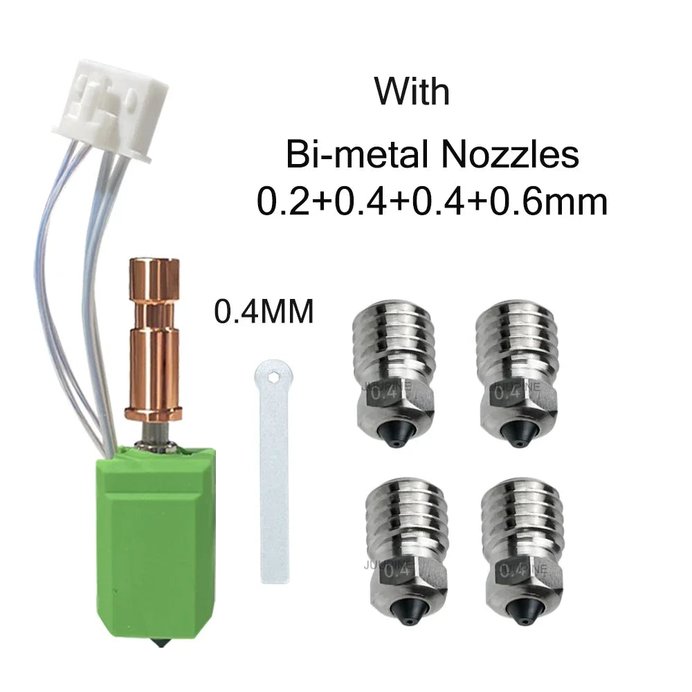 für Kobra S1 Vollmetall Hotend 200k Thermistor 2.0 Für S1/S1 Combo 0.2‑0.8mm