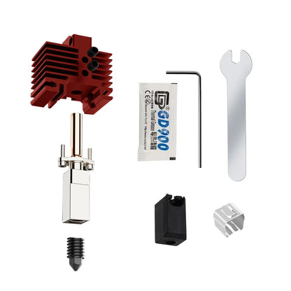 Upgrade TZ V2.0 Hotend with 2510 Fan Print Head For Bambu Lab X1 X1C P1P P1S Hot End Bimetal Throat Brass Hardened Steel Nozzle