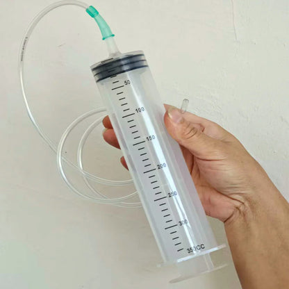 Durable Large Capacity Plastic Syringe 100Ml,150Ml,250Ml, 350ml, 550Ml,1000Ml | Car Oil Extractor Is Suitable for Laboratory Dispensing, Glue Dispensing, Watering, and Veterinary Use.