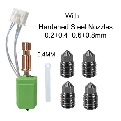 für Kobra S1 Vollmetall Hotend 200k Thermistor 2.0 Für S1/S1 Combo 0.2‑0.8mm