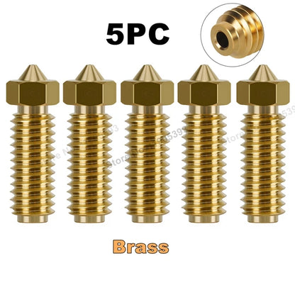 Anycubic Kobra 3 Brass & Hardened Steel Nozzles – 0.2–1.0mm