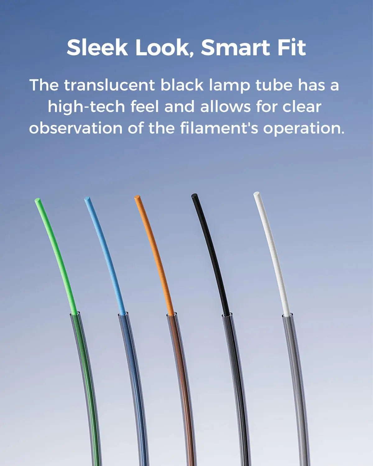 Low-Resistance PTFE Tube 4mm OD for Bambu Lab AMS & 3D Printers