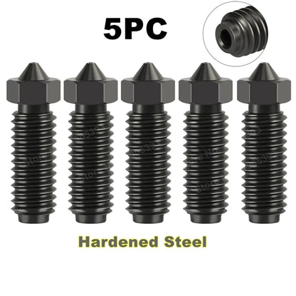 Anycubic Kobra 3 Brass & Hardened Steel Nozzles – 0.2–1.0mm