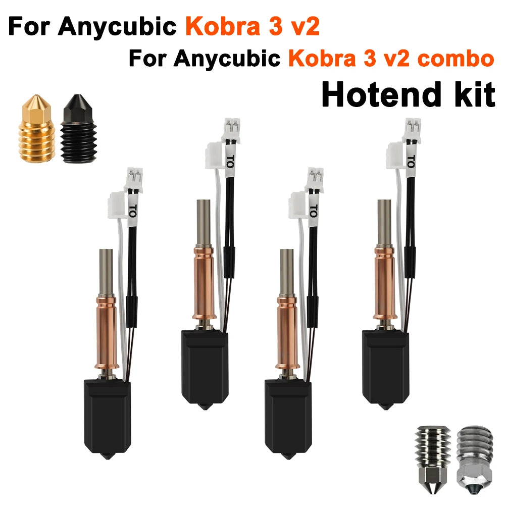 Hotend Kit für Anycubic Kobra 3 V2 – 24V 60W Keramik