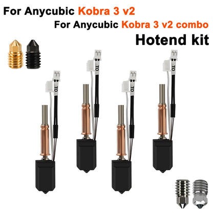Hotend Kit für Anycubic Kobra 3 V2 – 24V 60W Keramik