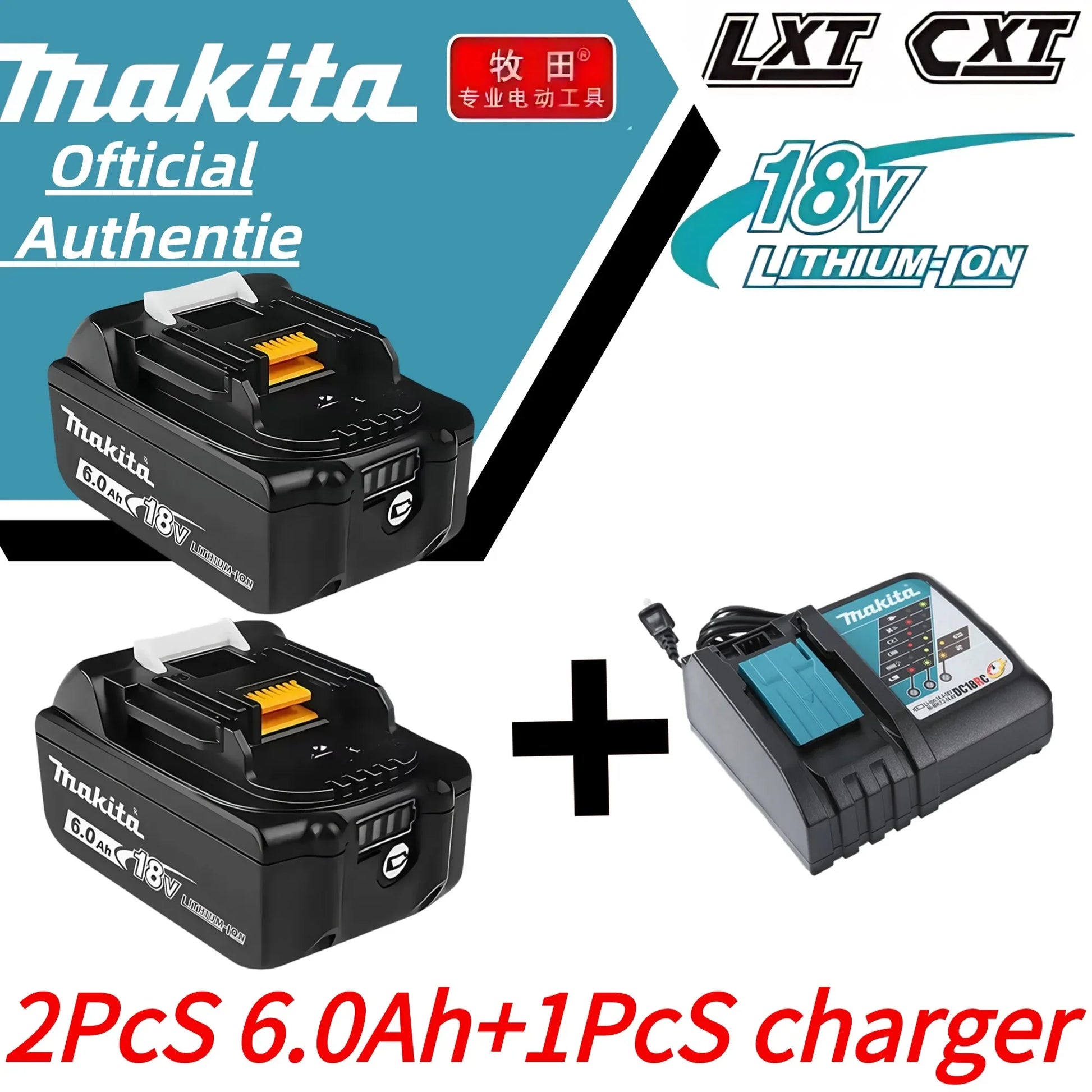 18V 6,0Ah Li-Ionen Ersatzakku Für LXT Elektrowerkzeuge