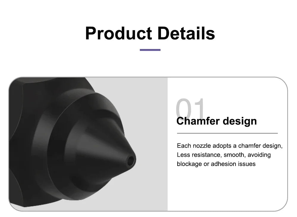 MK8 Düse 0.2 0.4 0.6 0.8mm für Creality CR‑6 SE Ender 3 S1 CR10 V2