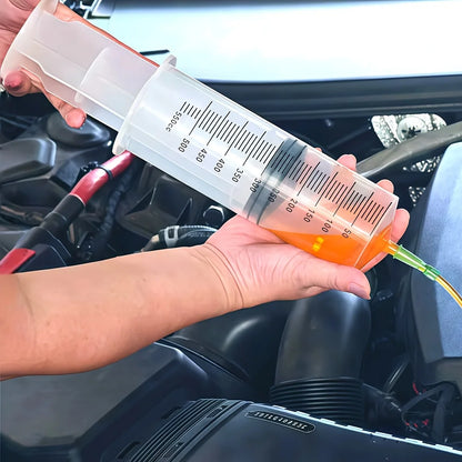 Durable Large Capacity Plastic Syringe 100Ml,150Ml,250Ml, 350ml, 550Ml,1000Ml | Car Oil Extractor Is Suitable for Laboratory Dispensing, Glue Dispensing, Watering, and Veterinary Use.