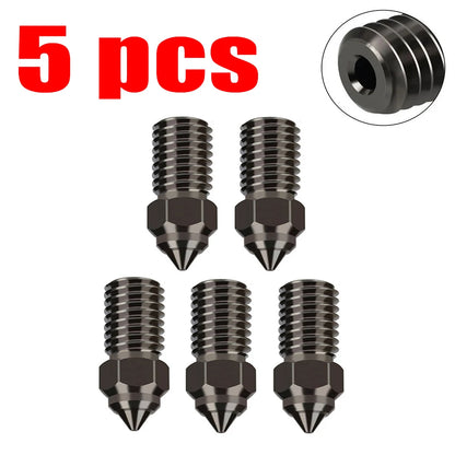High Speed Nozzle For ENDER 7 Spider Ender 3 V3 SE Ender 5 S1 0.2 0.3 0.4 0.5 0.6 0.8 1.0mm 3D Printer Parts Nozzles 3/5/10pcs