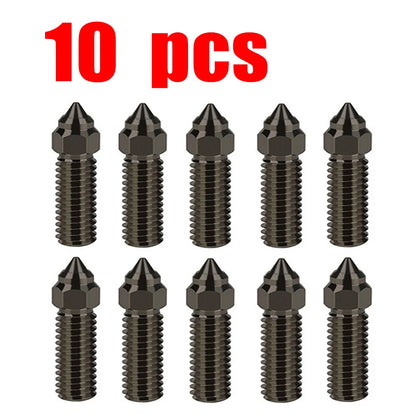 Düse 0.4 0.6 0.8mm für Ender 3 V3 KE K1 K1 Max Vyper K1 Pro Hotend Hartstahl Messing  verkupfertes Messing Genius