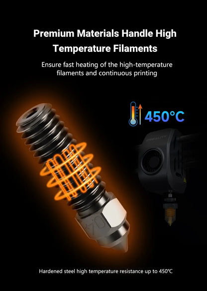Düsen  für Creality Ender 3 V3 KE K1 Max  0.2–1.2mm  gehärteter  Stahl  Hochwertig