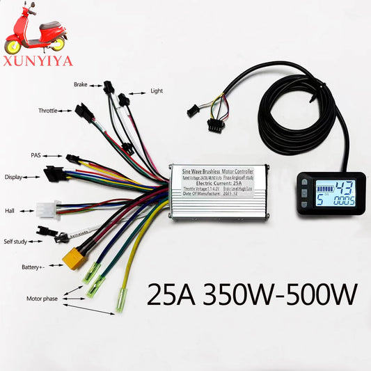350W E-Bike & E-Scooter Motor Controller – P3 LCD