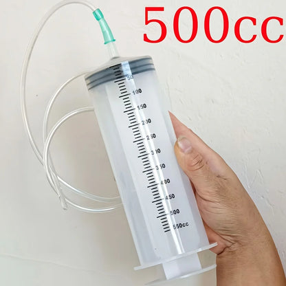 Durable Large Capacity Plastic Syringe 100Ml,150Ml,250Ml, 350ml, 550Ml,1000Ml | Car Oil Extractor Is Suitable for Laboratory Dispensing, Glue Dispensing, Watering, and Veterinary Use.