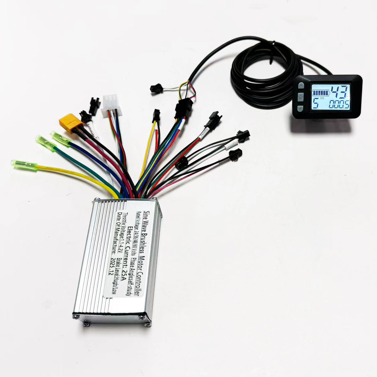 350W E-Bike & E-Scooter Motor Controller – P3 LCD