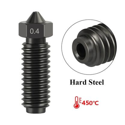 Brass & Hardened Steel Nozzles for Anycubic Kobra 2 Series – 0.2–0.8mm