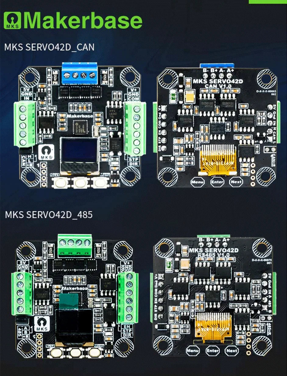 für MKS SERVO42D NEMA17 Closed Loop Treiber FOC CNC 3D Drucker Leise Effizient