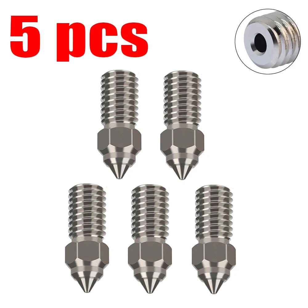 ELEGOO Neptune 4 Nozzle Brass Stainless Steel Hardened High Speed Nozzles For