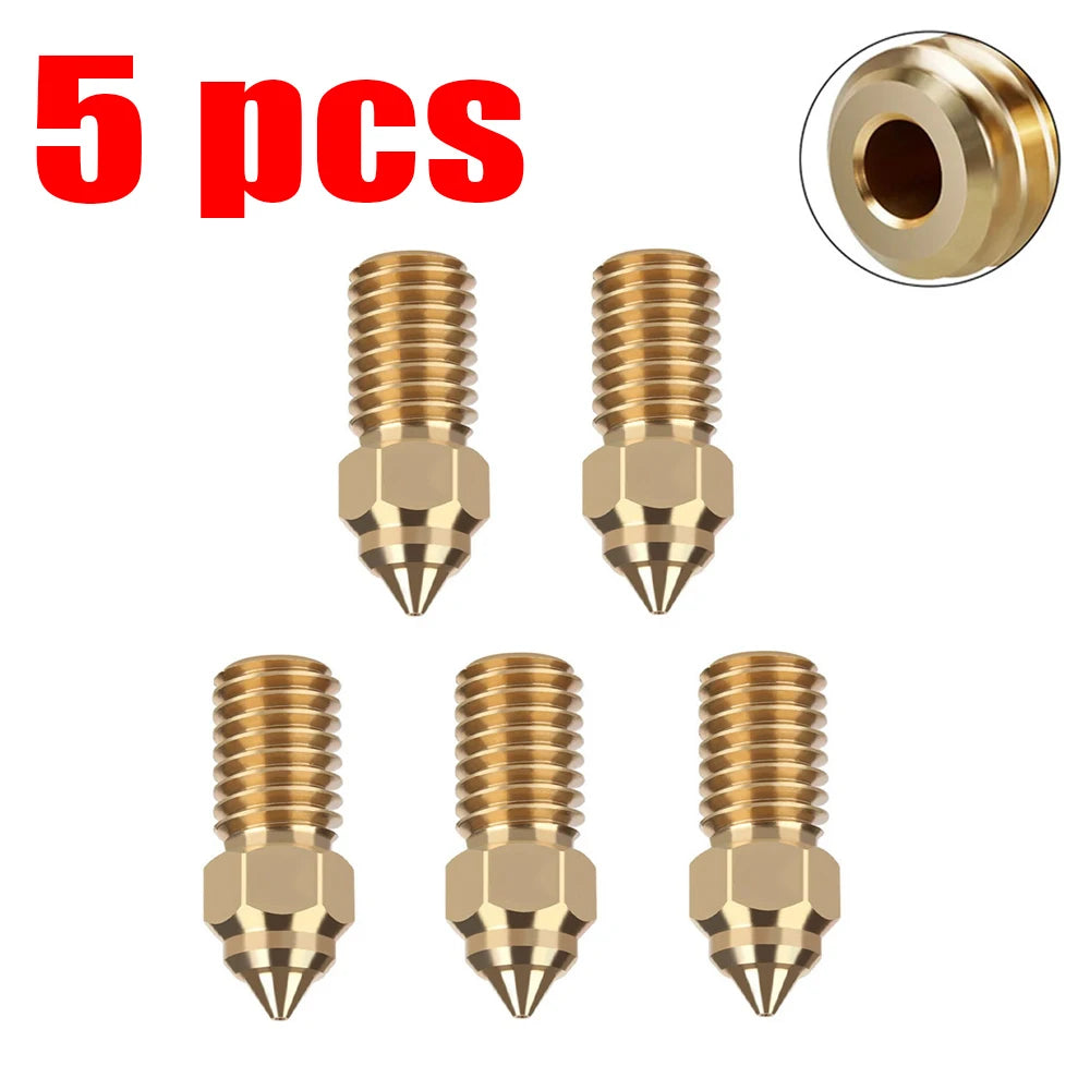 High Speed Nozzle For ENDER 7 Spider Ender 3 V3 SE Ender 5 S1 0.2 0.3 0.4 0.5 0.6 0.8 1.0mm 3D Printer Parts Nozzles 3/5/10pcs
