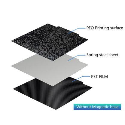 PEI Magnetic Build Plate 235x235mm for 3D Printers