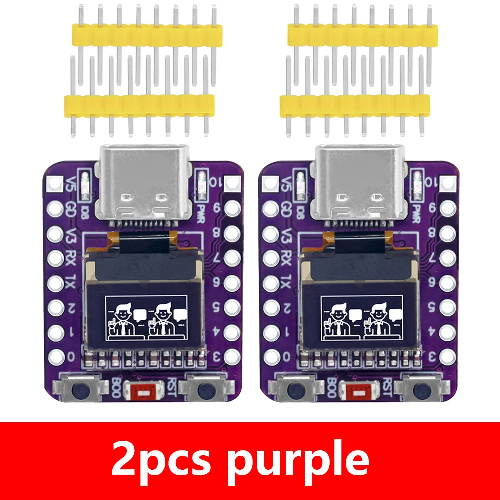 MINI ESP32-C3 Development Board with Wi-Fi, Bluetooth & 0.42-Inch OLED