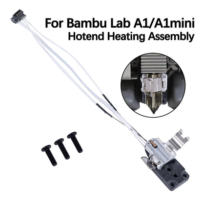 For Bambu Lab A1/A1mini Hotend Mounting Heating Assembly Original For Bambu Lab A1 Mini Bambulab A1 Mini Accessories