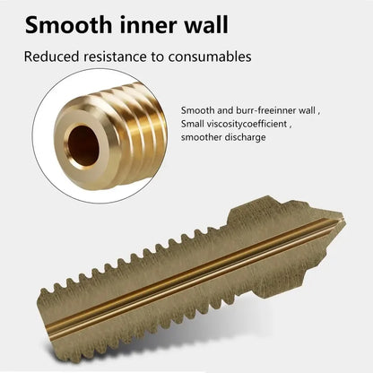 Düse 0.4 0.6 0.8mm für Ender 3 V3 KE K1 K1 Max Vyper K1 Pro Hotend Hartstahl Messing  verkupfertes Messing Genius
