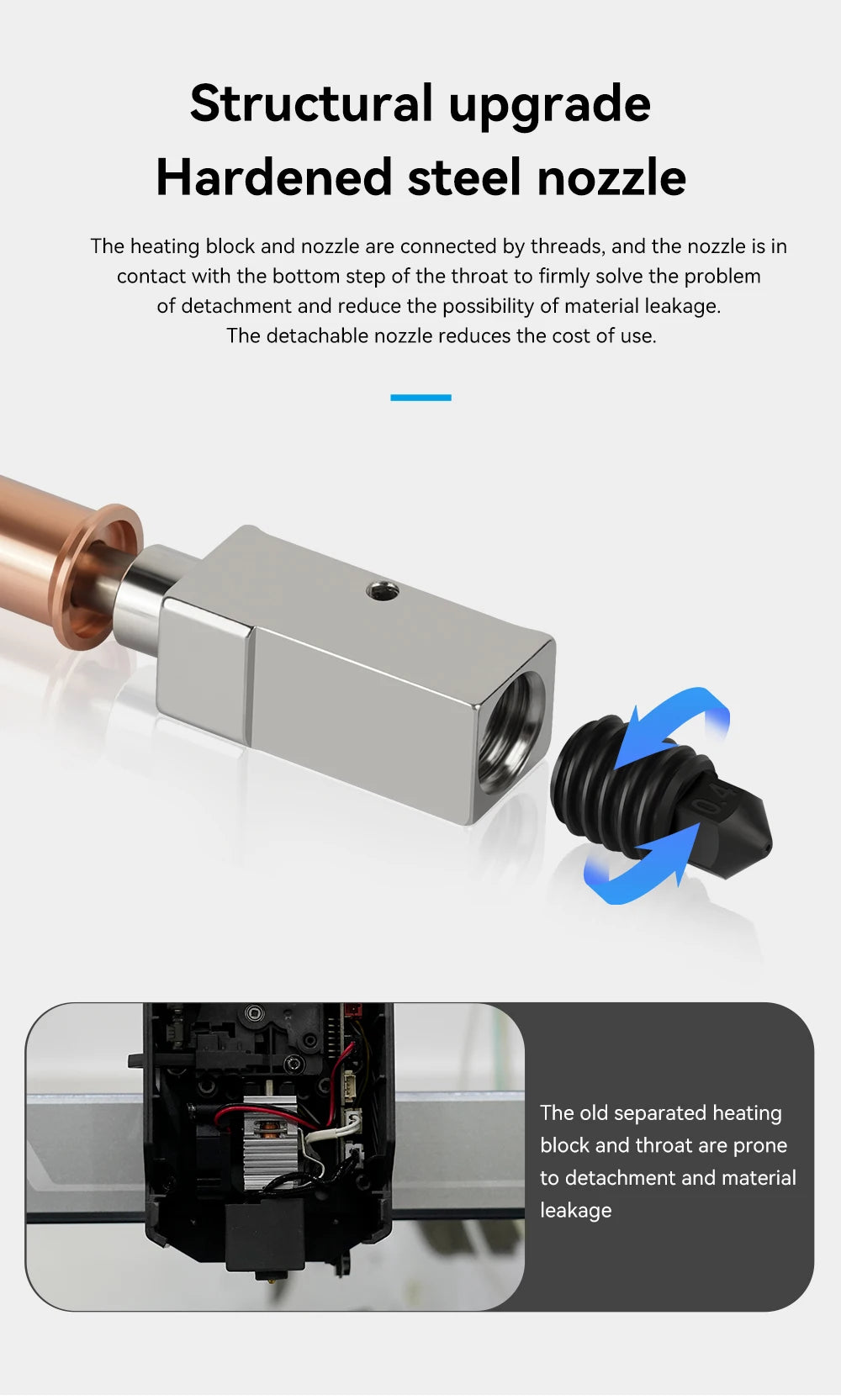 Hotend Kit für Anycubic Kobra 3 V2 – 24V 60W Keramik