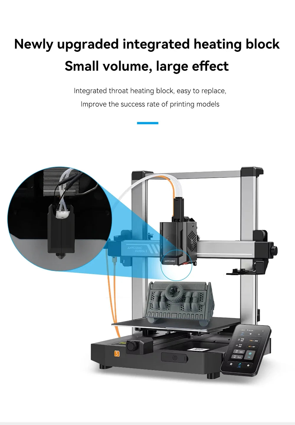 Hotend Kit für Anycubic Kobra 3 V2 – 24V 60W Keramik