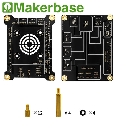Makerbase MKS DLC32 Grbl Controller Work For Laser&CNC With ESP32 WIFI and TS35.
