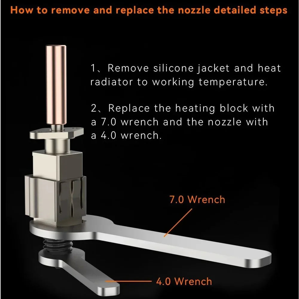 Upgrade TZ V2.0 Hotend with 2510 Fan Print Head For Bambu Lab X1 X1C P1P P1S Hot End Bimetal Throat Brass Hardened Steel Nozzle