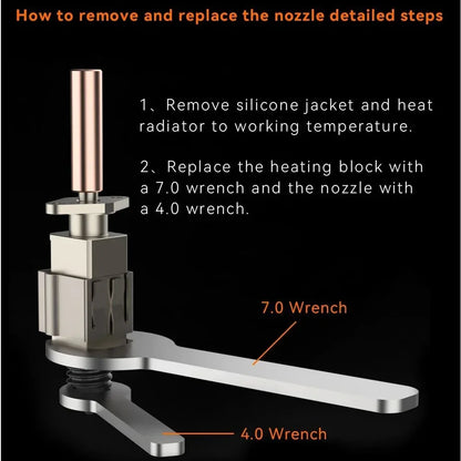 Upgrade TZ V2.0 Hotend with 2510 Fan Print Head For Bambu Lab X1 X1C P1P P1S Hot End Bimetal Throat Brass Hardened Steel Nozzle