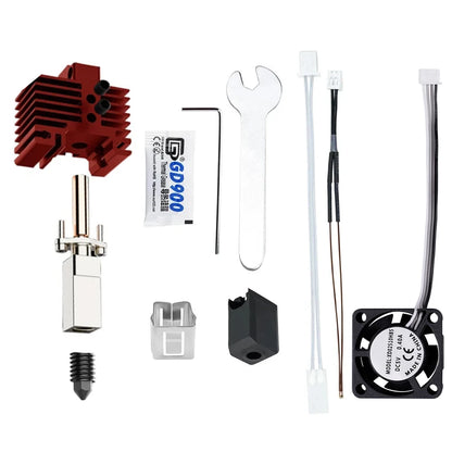 Upgrade TZ V2.0 Hotend with 2510 Fan Print Head For Bambu Lab X1 X1C P1P P1S Hot End Bimetal Throat Brass Hardened Steel Nozzle