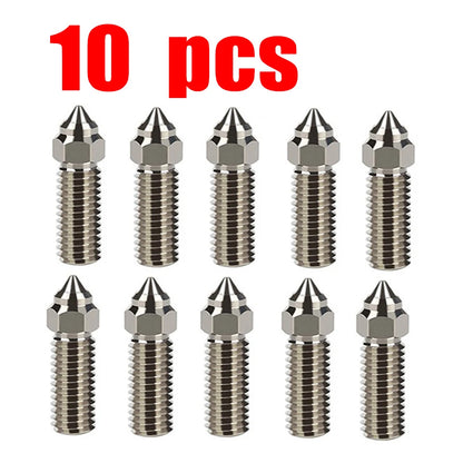 Düse 0.4 0.6 0.8mm für Ender 3 V3 KE K1 K1 Max Vyper K1 Pro Hotend Hartstahl Messing  verkupfertes Messing Genius