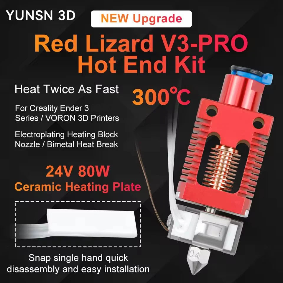 Red Lizard V3 Pro high-speed hotend kit