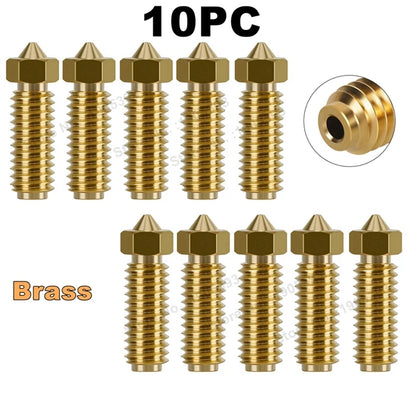 Anycubic Kobra 3 Brass & Hardened Steel Nozzles – 0.2–1.0mm