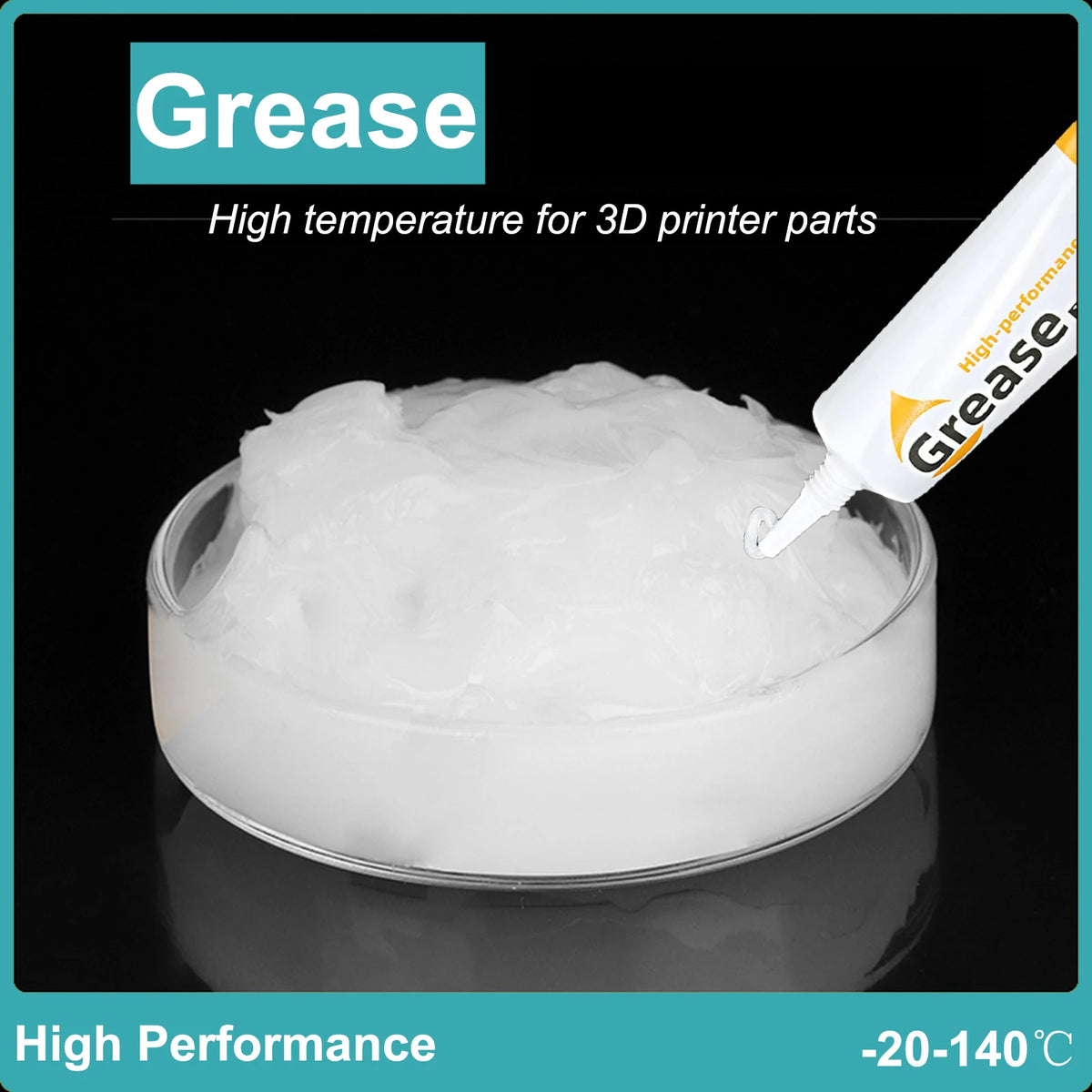 3D Printer Grease Lubricating Oil, Reduce Noise Good for Creality Ender3 Bambu Lab P1 X1 Elegoo Anycubic 3D Printer Accessories