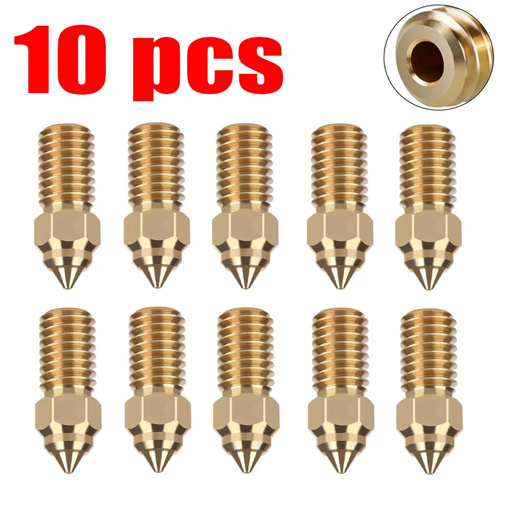 High Speed Nozzle For ENDER 7 Spider Ender 3 V3 SE Ender 5 S1 0.2 0.3 0.4 0.5 0.6 0.8 1.0mm 3D Printer Parts Nozzles 3/5/10pcs
