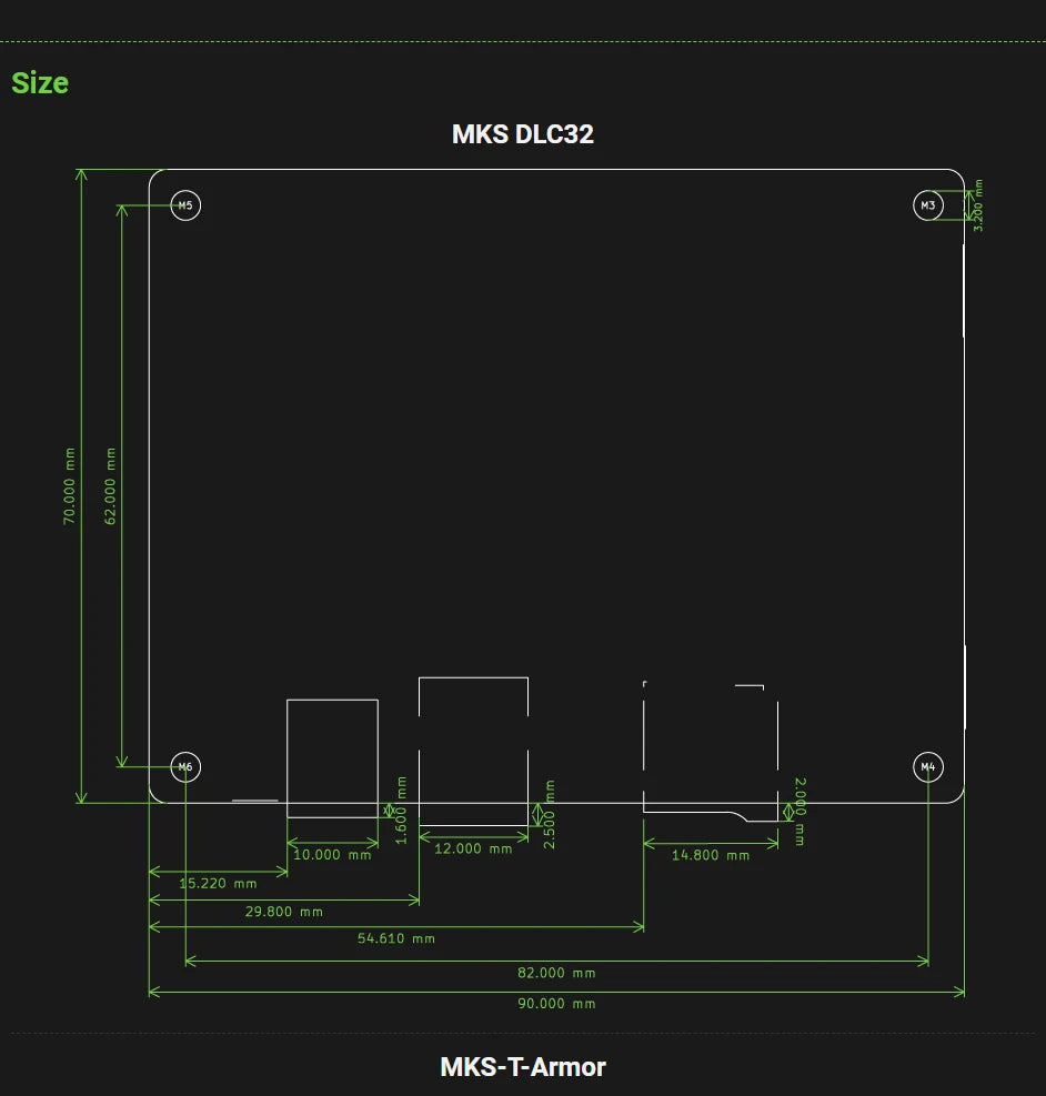 Makerbase MKS DLC32 Grbl Controller Work For Laser&CNC With ESP32 WIFI and TS35.