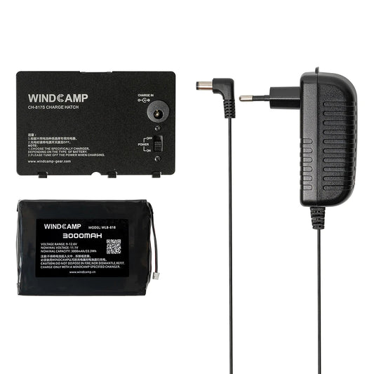 WINDCAMP Battery Pack for Yaesu Ft-818 FT-817 3000mah Includes Replacement Battery/Charger/Battery Cover