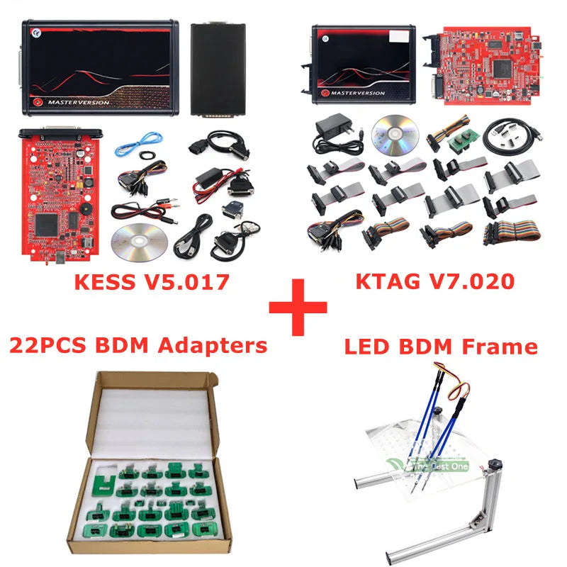 KESS KTAG OBD2 ECU Diagnostic & Flash Tool Kit