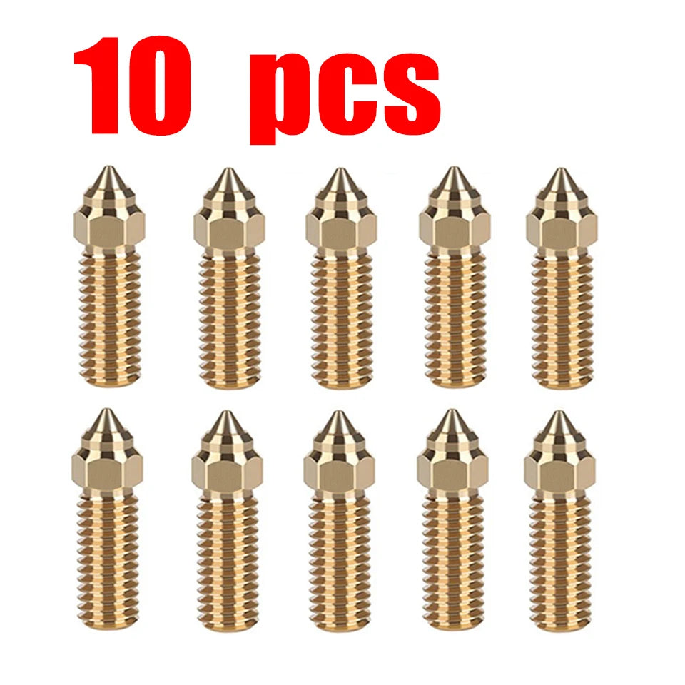 Düse 0.4 0.6 0.8mm für Ender 3 V3 KE K1 K1 Max Vyper K1 Pro Hotend Hartstahl Messing  verkupfertes Messing Genius