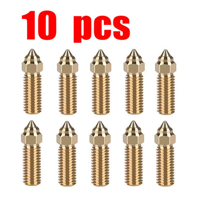 Düse 0.4 0.6 0.8mm für Ender 3 V3 KE K1 K1 Max Vyper K1 Pro Hotend Hartstahl Messing  verkupfertes Messing Genius