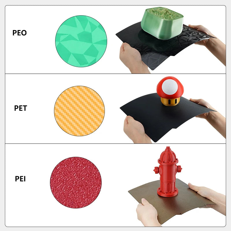 PEI Magnetic Build Plate 235x235mm for 3D Printers
